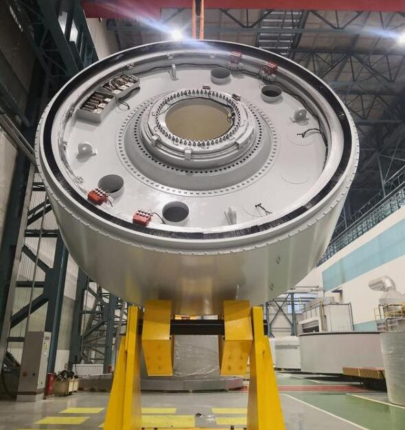 國內陸上最大的永磁直驅風(fēng)力發(fā)電機研制成功